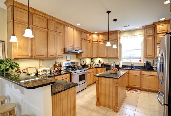 Maple Kitchen Cabinet Repair in Grapevine